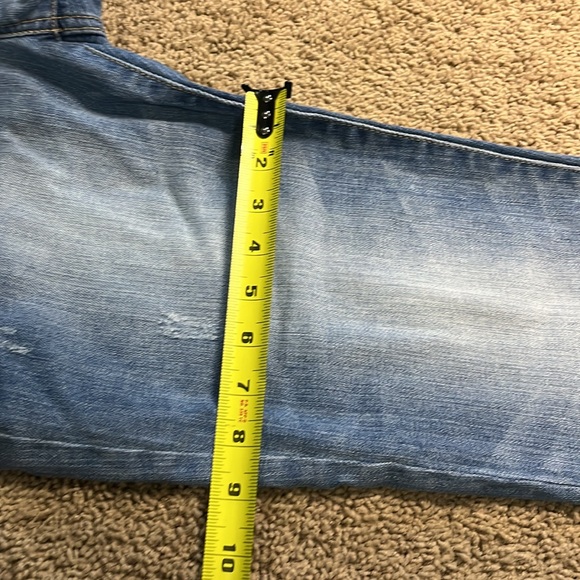 $8SALE Refuge Cropped Women's Juniors Relaxed Fit Size 7 Denim Jeans - Picture 10 of 14